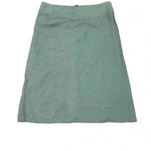 William Riera Women's Teal Viscose A-Line Lined Skirt NEW